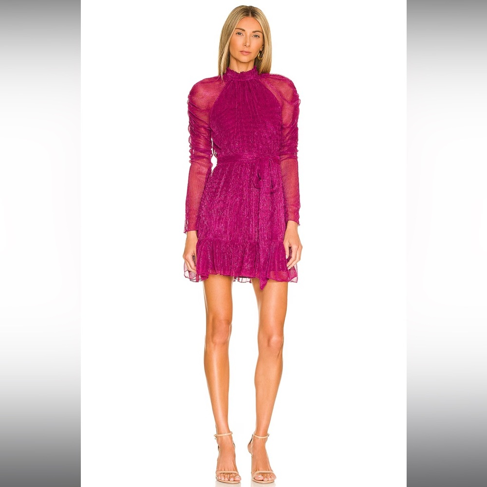 Julissa Mini Dress in Deep Fuchsia
Tularosa
